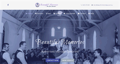 Desktop Screenshot of beautifulmemoriesaus.com.au